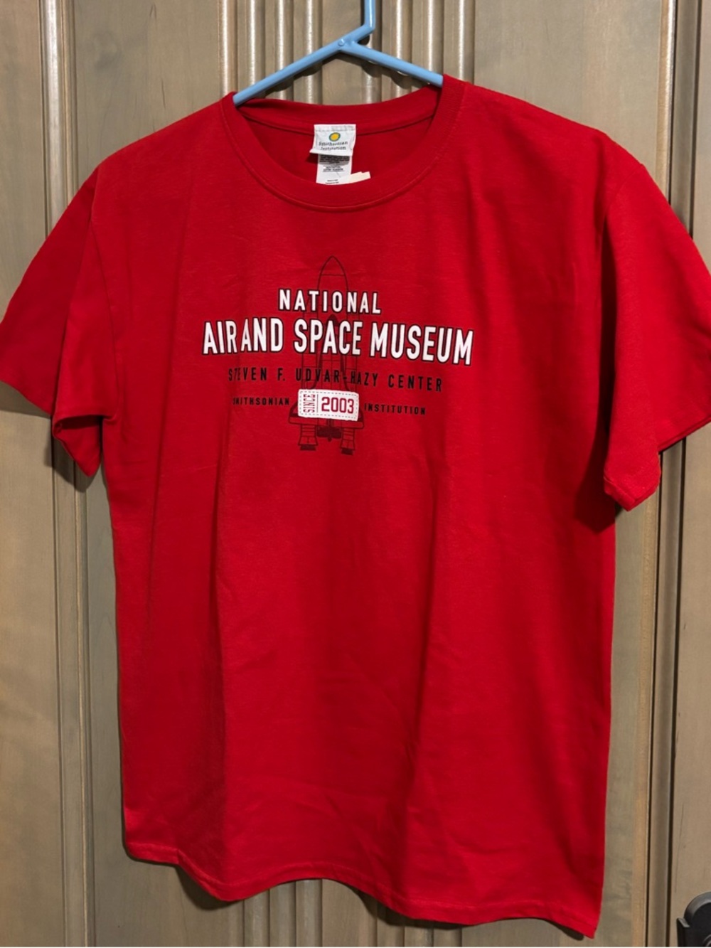 National Air and Space Museum Youth XL T-Shirt - Red NWT